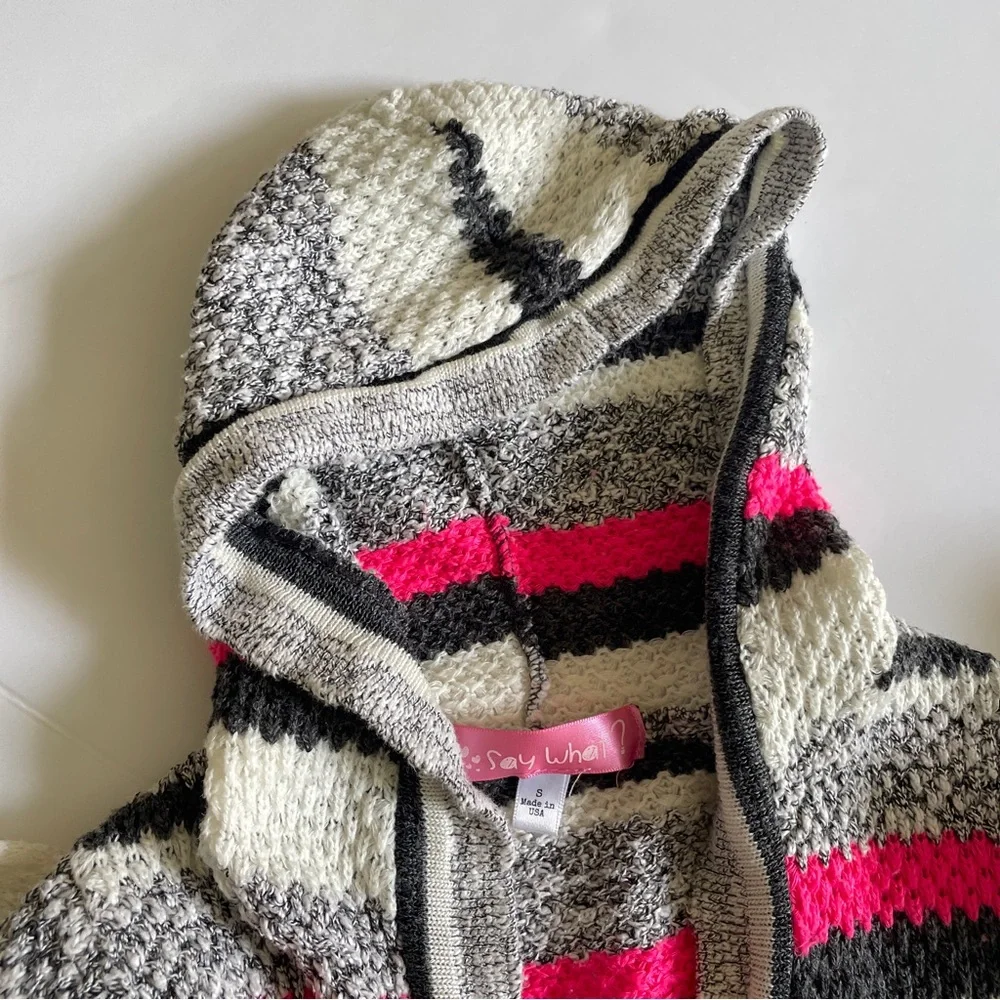 Say What Open Cardigan Sweater